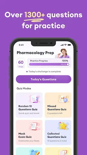 Скриншот 1 — Pharmacology Exam for Nursing