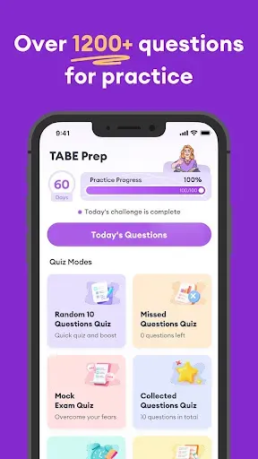 Скриншот 1 — TABE Test Prep 2026
