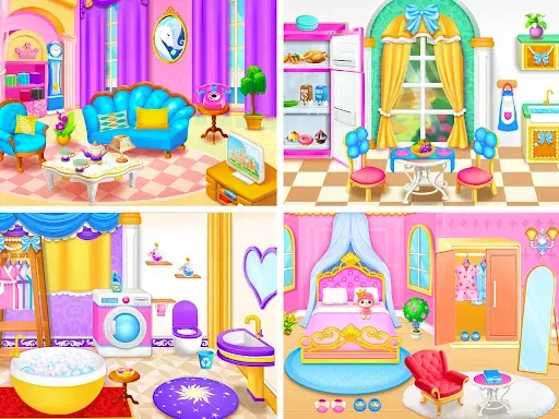 Скриншот 3 — Princess Town Doll House Games