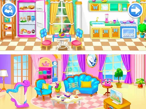 Скриншот 6 — Princess Town Doll House Games
