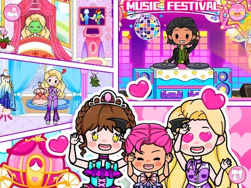 Скриншот 7 — Princess Town: Doll Girl Games