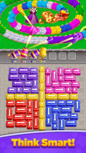 Скриншот 2 — Princess Rescue: Цветной Пазл