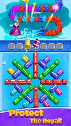 Скриншот 3 — Princess Rescue: Цветной Пазл