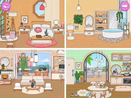 Скриншот 3 — Princess Town Dream House Game