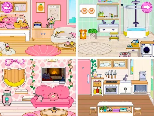 Скриншот 5 — Princess Town Dream House Game