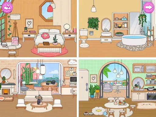 Скриншот 8 — Princess Town Dream House Game