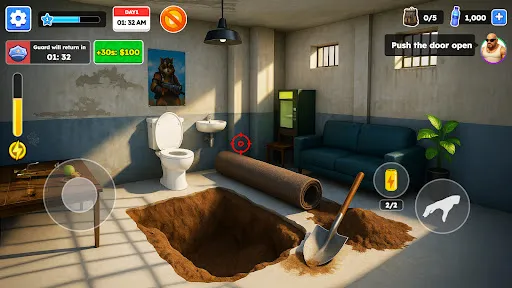 Скриншот 1 — Prison Escape: Dig & Run