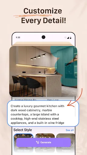 Скриншот 4 — AI Remodel - Interior Design