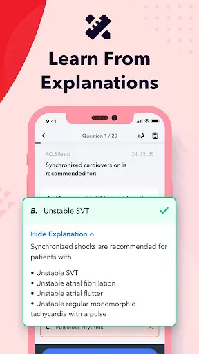 Скриншот 4 — AHA ACLS Exam Prep 2026