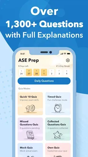 Скриншот 2 — ASE Test Prep Practice 2026
