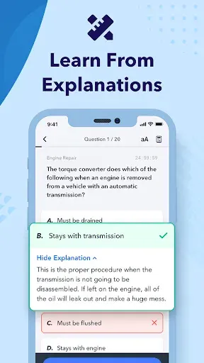 Скриншот 4 — ASE Test Prep Practice 2026