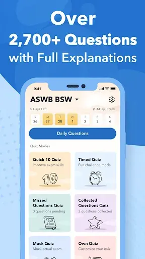 Скриншот 2 — ASWB Social Work Test Prep