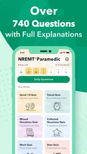 Скриншот 2 — Paramedic Test Practice 2026