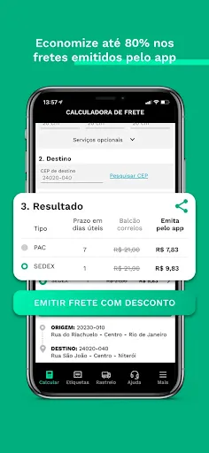Скриншот 3 — SuperFrete: Calcular Correios