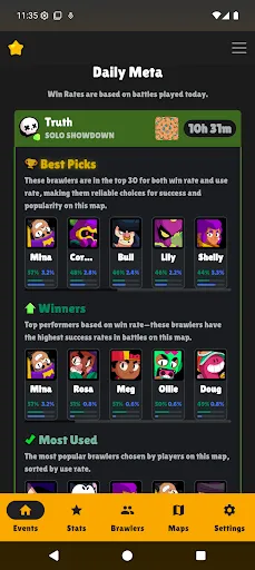 Скриншот 1 — Brawlify for Brawl Stars