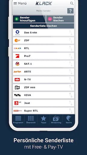 Скриншот 4 — KLACK Fernseh- & TV-Programm