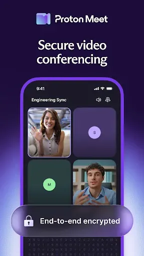 Скриншот 1 — Proton Meet: Secure Meetings