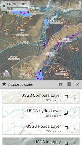 Скриншот 3 — AlpineQuest Explorer Lite