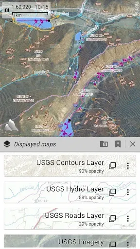 Скриншот 3 — AlpineQuest Off-Road Explorer
