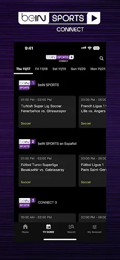 Скриншот 3 — beIN SPORTS CONNECT
