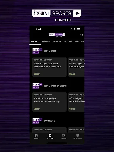 Скриншот 6 — beIN SPORTS CONNECT