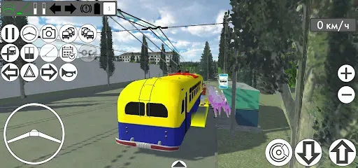 Скриншот 1 — Micro-Trolleybus Simulator