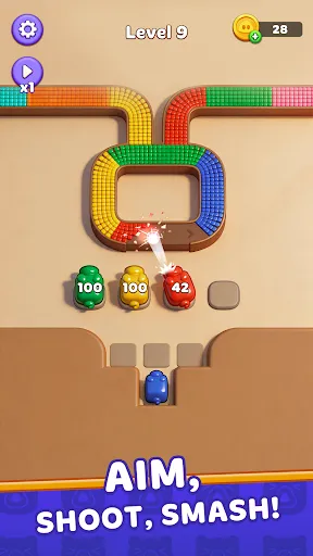 Скриншот 1 — Cubeshoot! Loop Puzzle