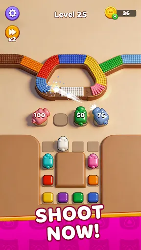 Скриншот 2 — Cubeshoot! Loop Puzzle