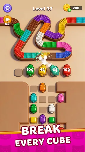 Скриншот 4 — Cubeshoot! Loop Puzzle