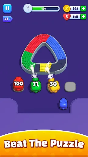 Скриншот 1 — Block Loop Shooter