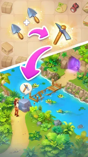 Скриншот 5 — Merge Adventure: Игра-слияние