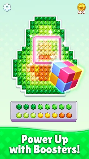 Скриншот 4 — Sparkle Gem Color Puzzle