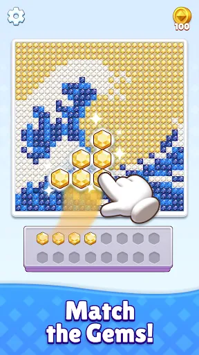 Скриншот 7 — Sparkle Gem Color Puzzle