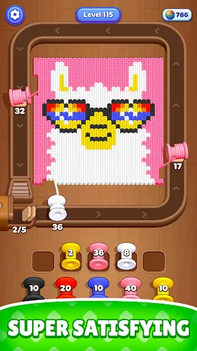 Скриншот 3 — Woolloop! Color Puzzle