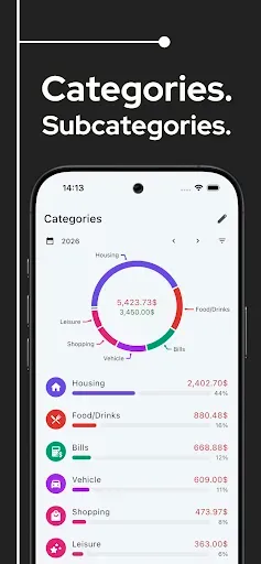 Скриншот 5 — Trackwallet: Бюджет и Расходы
