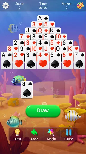 Скриншот 1 — Pyramid Solitaire