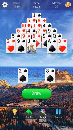Скриншот 3 — Pyramid Solitaire