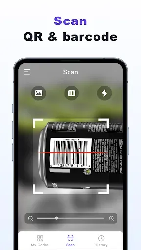 Скриншот 1 — Быстрый QR и штрих-коды