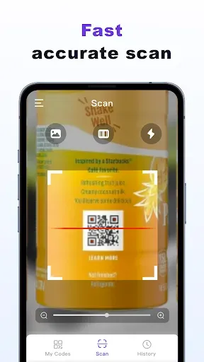 Скриншот 2 — Быстрый QR и штрих-коды