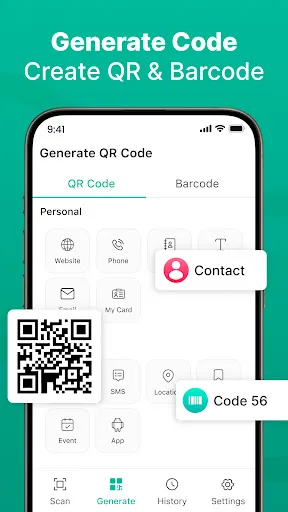 Скриншот 5 — QR & Barcode Scanner: Home