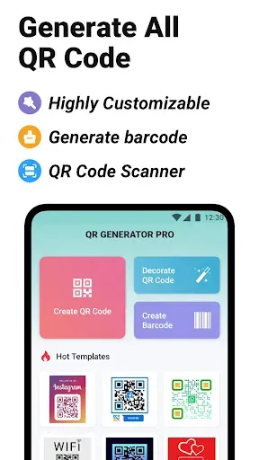 Скриншот 1 — QR Code Generator Pro