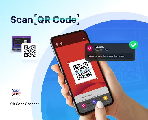 Скриншот 1 — QR Code Scanner