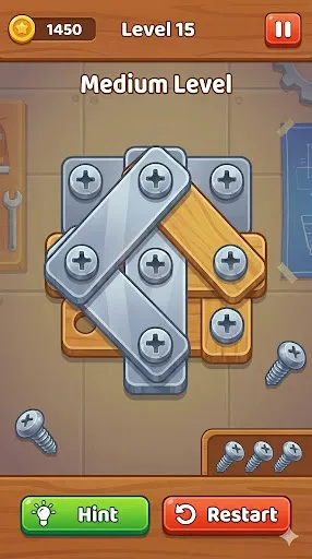 Скриншот 2 — Super Screw: Bolts Off Puzzle