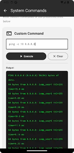 Скриншот 1 — Hidden Android settings