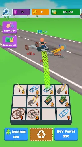 Скриншот 1 — Idle Racer — 3D машины и гонки