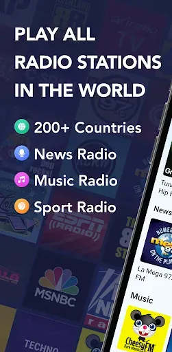 Скриншот 1 — FM Radio: AM, FM, Local Radio