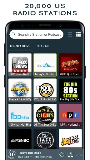 Скриншот 1 — Radio USA - Live Radio FM / AM