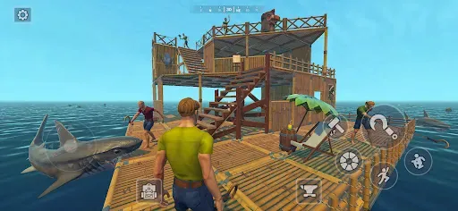 Скриншот 1 — Raft® Multiplayer: Выживание