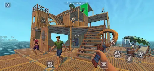 Скриншот 2 — Raft® Multiplayer: Выживание