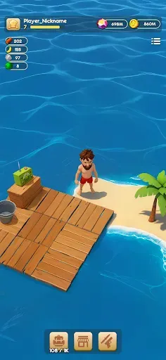Скриншот 1 — Raft® Quest Выживание на Плоту